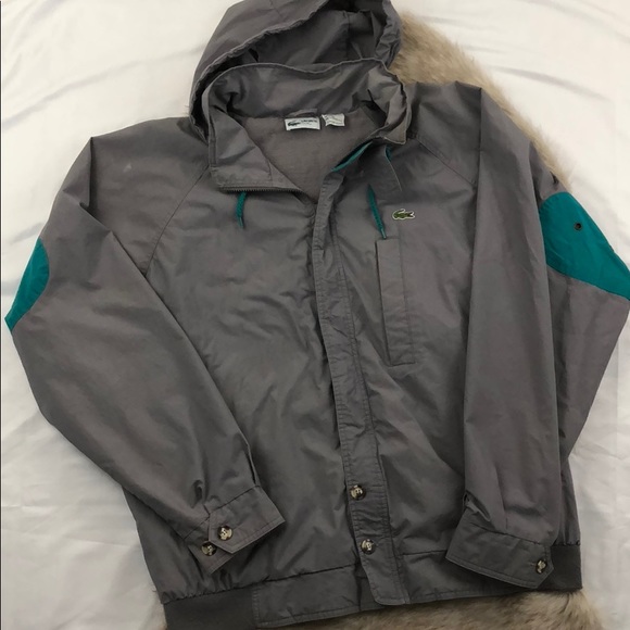 Lacoste Other - Lacoste Club Hidden Hood Golf Jacket Sz XL